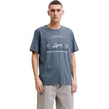 Tricou JACK &JONES Logo O-Neck SN 63010 - Gri