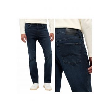Blugi Barbati -  Tramper Straight - Marime W32-L32 - Albastru - Straight Fit - Bumbac - Design Clasic Casual - Lungi - Ideal Pentru Uz Zilnic