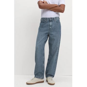 Blugi relaxed fit - Albastru prafuit