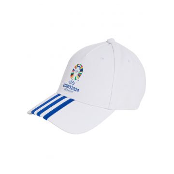 Caciula cu viziera -  UEFA EURO24 - alb -