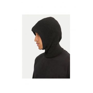 Caciula Jack Jones Ray - neagra - material sintetic