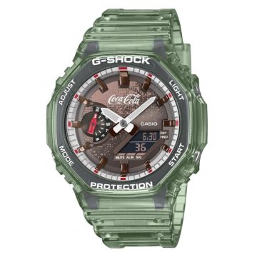Ceas barbatesc  GA-2100CC-3AER Quartz Verde