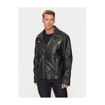 Geaca barbati -  neagra - piele -