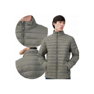 Geaca usoara pentru barbati  DOWN JACKET M084 23TDJAM084-44 - Verde masliniu