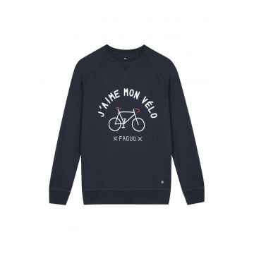 Hanorac unisex  bumbac/poliester - bleumarin -