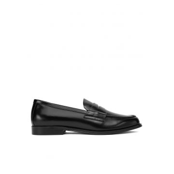 Mocasini barbati  negri - piele