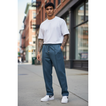 Pantaloni de trening albastru 2585  D2-3.2