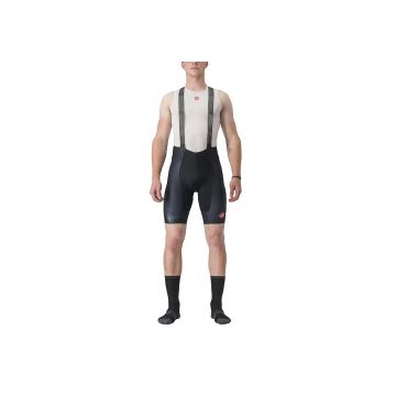 Pantaloni scurti ciclism cu bretele barbati  Free Aero Rc Kit - Alb/Negru