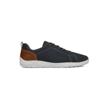 Pantofi barbati -  bleumarin - piele naturala - interior textil -