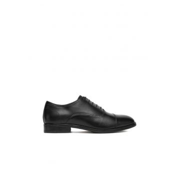 Pantofi barbati -  negru - piele