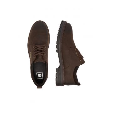 Pantofi barbati -  poluti - culoare brown - material natural -