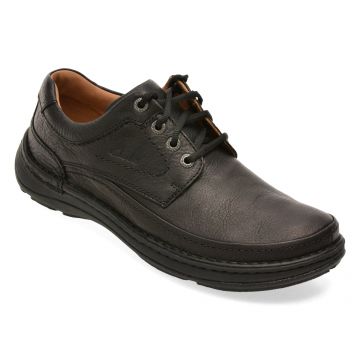 Pantofi CLARKS negri, NATUTHR, din piele naturala