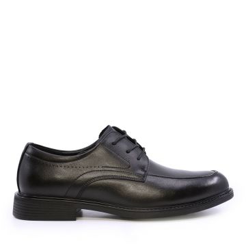 Pantofi derby bărbați Benvenuti negri din piele 3852BP093N