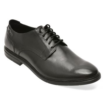 Pantofi eleganti CLARKS negri, BANBDER, din piele naturala