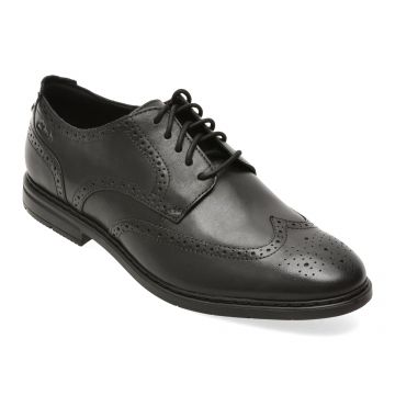 Pantofi eleganti CLARKS negri, BANBTIP, din piele naturala