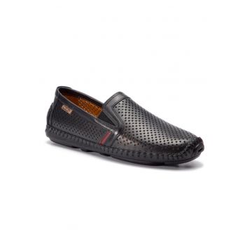 PANTOFI PERFORATI BARBATI  09Z-3100 NEGRI - Negru