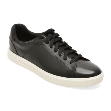 Pantofi sport CLARKS negri, ROMSLAC, din piele naturala