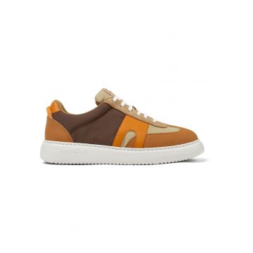 Pantofi sport cu piele intoarsa Runner K21 - Maro/Bej
