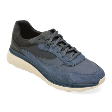 Pantofi sport GEOX albastri, U65HUA, din piele ecologica