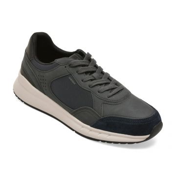 Pantofi sport GEOX bleumarin, U65LCB, din piele ecologica