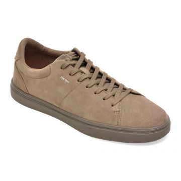 Pantofi sport GEOX gri, U65LDD, din piele intoarsa