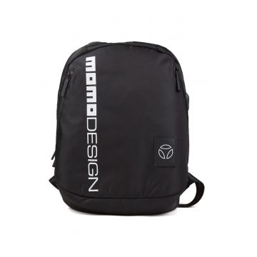 Rucsac textil cu logo contrastant - 27.5x16.5x40.5 cm