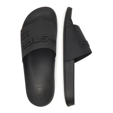 Slapi barbati -  negru - plastic