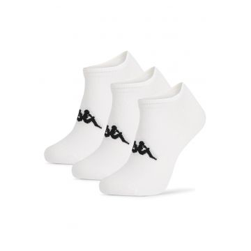 Sosete  unisex - alb - set 3 perechi -