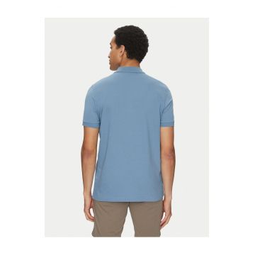 Tricou barbati  albastru - bumbac - stil polo