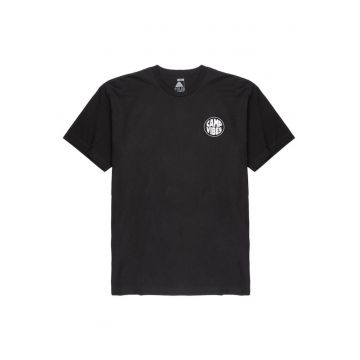 Tricou cu decolteu la baza gatului si text pe spate