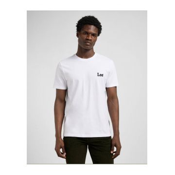 Tricou de barbati -  bumbac - alb