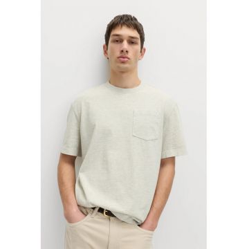 Tricou lejer de bumbac - Bej deschis