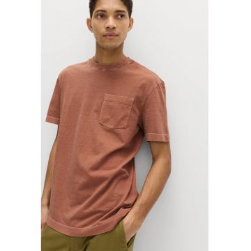 Tricou lejer de bumbac - Rosu vintage