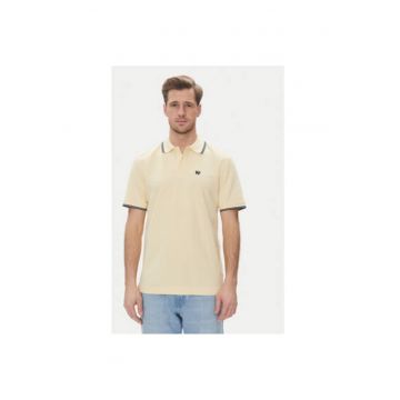Tricou polo barbati  112362826 - Bumbac - Galben - Galben
