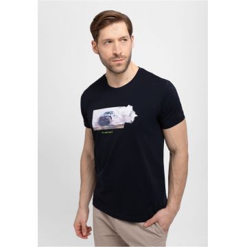 Tricou  T-Dust pentru barbati albastru marin - Bleumarin