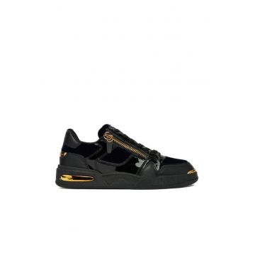 barbati  piele naturala - negru - Negru