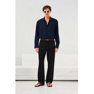 Blugi barbati -  talie medie - croiala dreapta - alb - denim 2 - Negru
