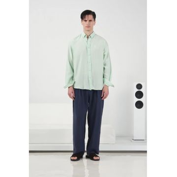 Camasa barbati -  croiala regular - verde menta - din Tencel