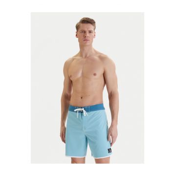 Costum de baie barbati -  poliester - albastru deschis - 92% poliester - 8% elastan