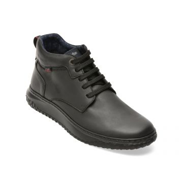Ghete CALLAGHAN negre, 60803, din piele naturala