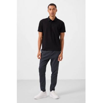 Pantaloni - Barbati - Chino TOMMY pentru din gabardina cu croiala Gri Antracit -