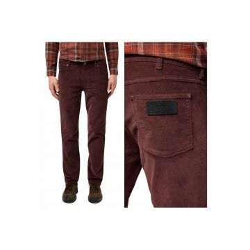 Pantaloni Barbati -  Greensboro - W31-L32 US - Rosu - Regular Fit - Bumbac - Design Clasic Casual - Ideal Pentru Uz Zilnic - Lungi