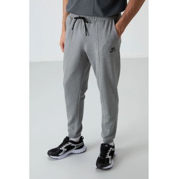 Pantaloni de trening - Barbati - Pantaloni de trening din fleece TOMMY pentru barbati - Gri deschis -