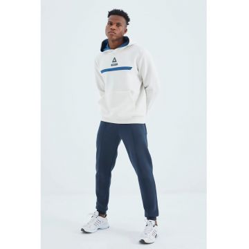 Pantaloni de trening - Barbati - Pantaloni de trening TOMMY pentru barbati - din fleece cu 3 fire - bleumarin - Bleumarin