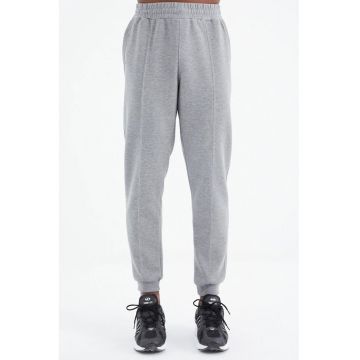 Pantaloni de trening - Barbati - Pantaloni de trening TOMMY pentru barbati - fleece cu 3 fire - Gri deschis -