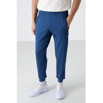 Pantaloni de trening - Barbati - Pantaloni de trening TOMMY pentru barbati - uni - cu buzunar cu fermoar - Moroccan Blue -