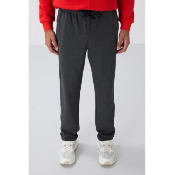 Pantaloni de trening - Barbati - Pantaloni de trening TOMMY pentru din amestec de bumbac - Gri carbune -
