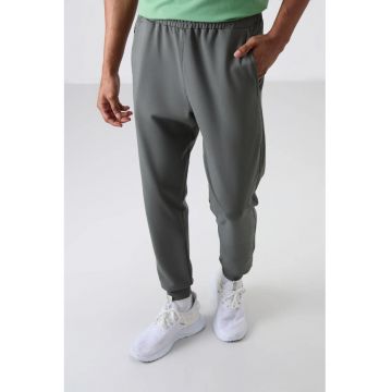 Pantaloni de trening - Barbati - Pantaloni de trening TOMMY pentru Regular din amestec de bumbac - Gri carbune -