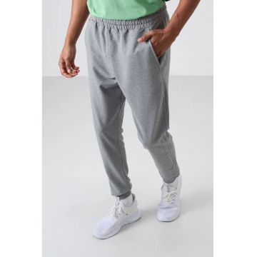 Pantaloni de trening - Barbati - Pantaloni de trening TOMMY pentru Regular din amestec de bumbac - Gri -