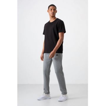 Pantaloni de trening - Barbati - Pantaloni de trening TOMMY pentru Regular fleece - Gri deschis -